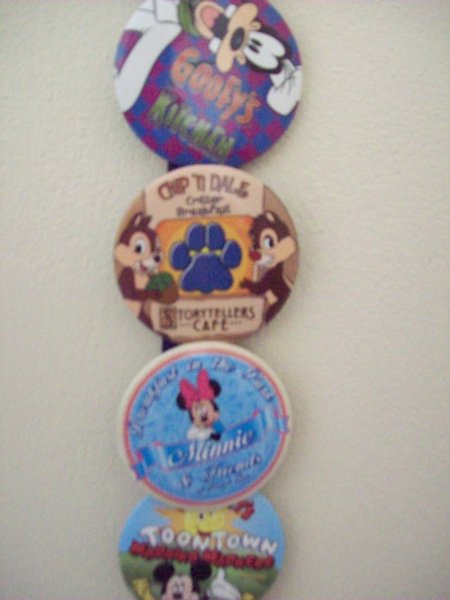 Close up of some of the buttons