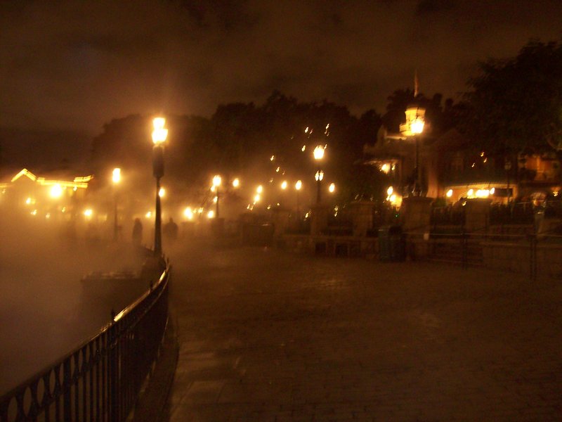 A Foggy New Orleans Square at the Party