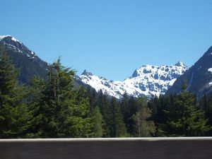 Driving Through the Cascade Mountain Range
