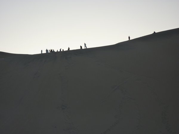 The biggest dune we slid down