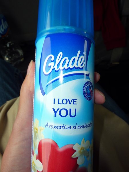 I Love You-scented air freshener