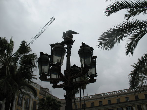 Gaudi streetlamp