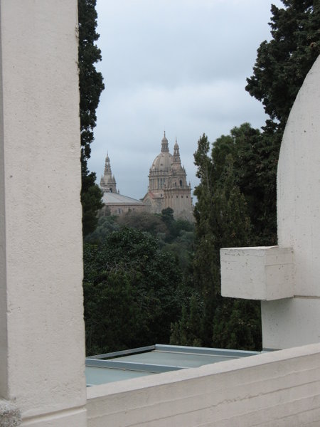 view from Miro museum