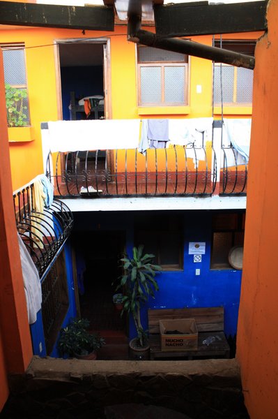 View inside Hostel Gato Negro