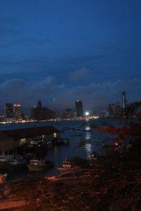 View of Panama City from hostel
