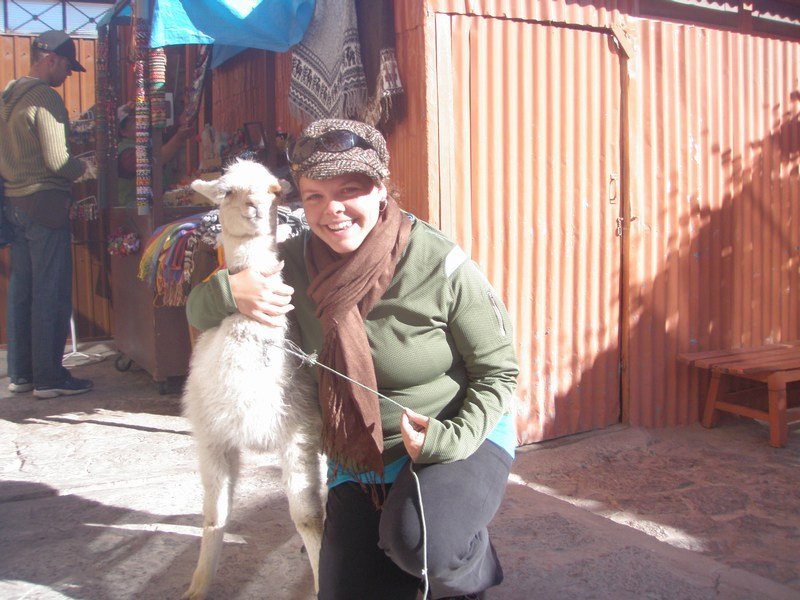 Me and My Baby Alpaca Friend