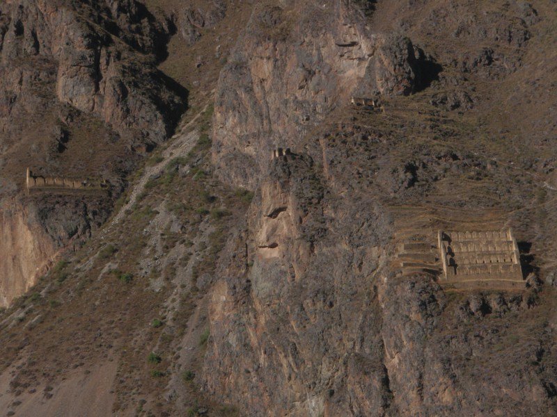 Ollantaytambo Ruins - Man in the Mountain