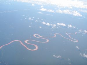 Amazon River From Plane