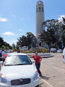 Rental Car and Coit Tower and I