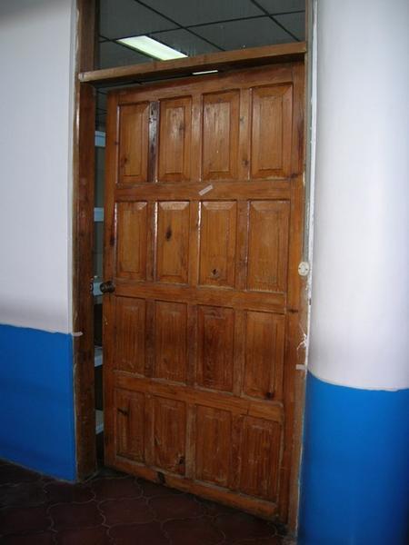 Door to classroom - BEFORE