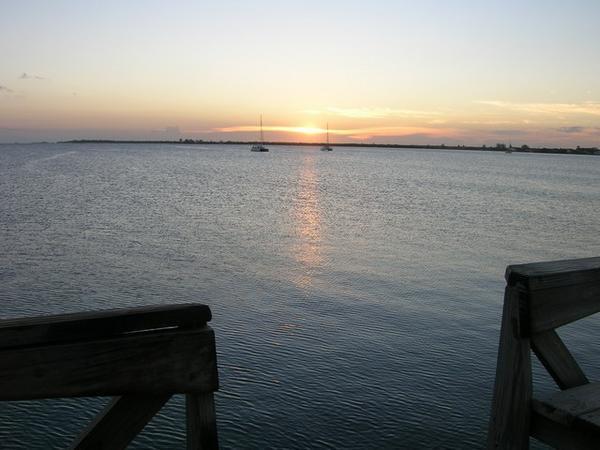 Sunset From The Dock 