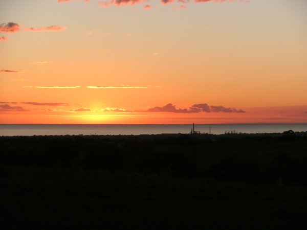 Sonnenuntergang in Adelaide