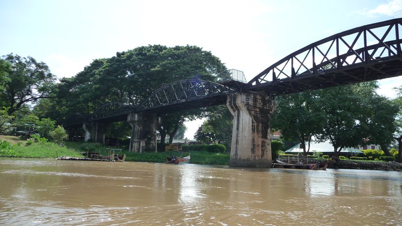 the bridge from the river
