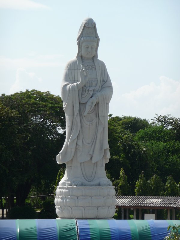 the buddha overlooking the bridge