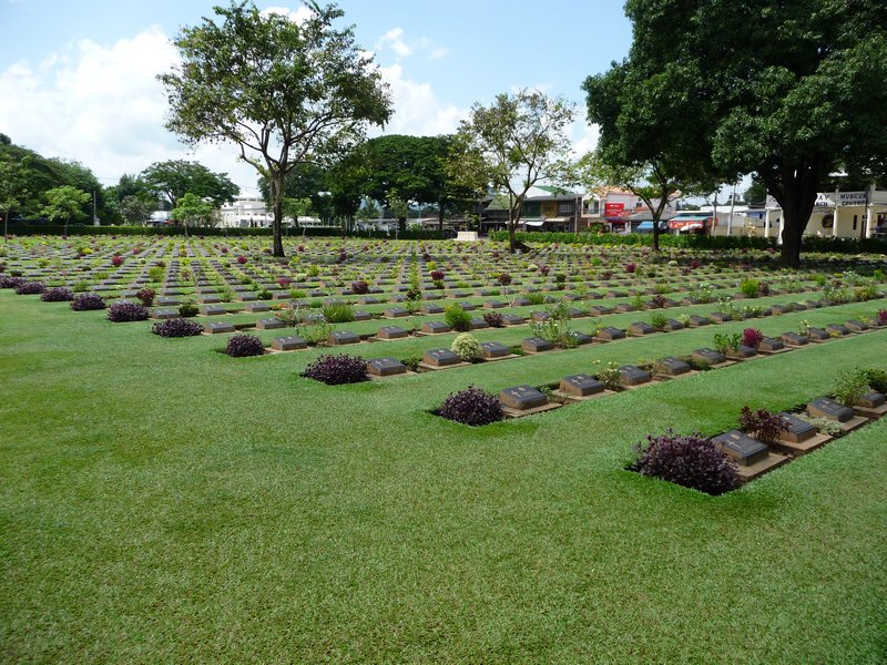 the war graves