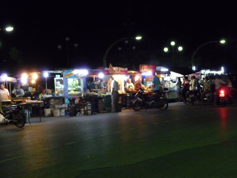nightly food stalls