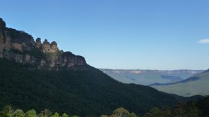 views across the blue mountains
