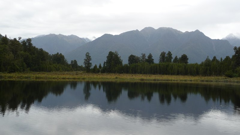 lake matheson reflections