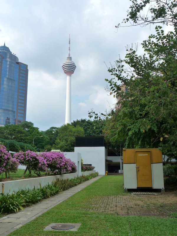 2 The Menara Kuala Lumpar is 'the fourth highest telecommunications tower in the world' don't you know and 'situated in a tropical forest jungle paradise in the centre of the city' (not pictured)