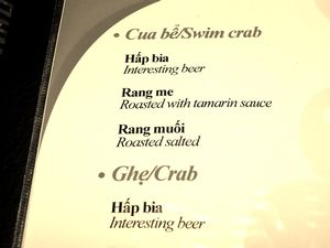 33 Swim crab in interesting beer