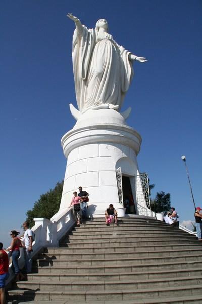 Virgin Mary on Cerro San Cristobal