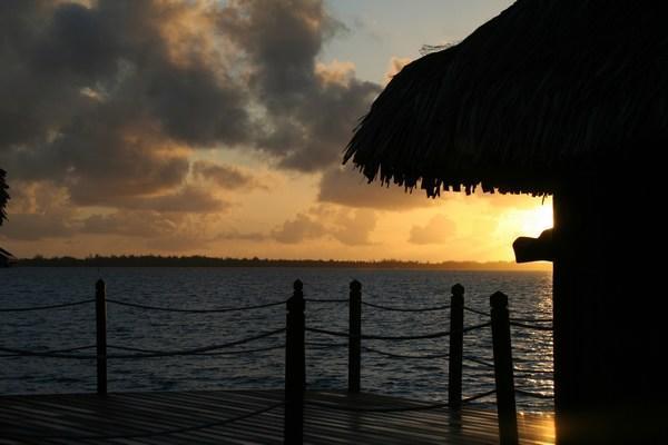 Sunrise in Bora Bora