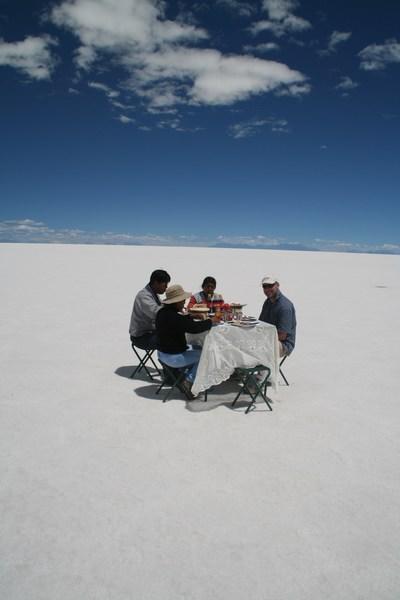 Lunch on the Salar