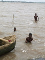 Children Playing in Lake Togo