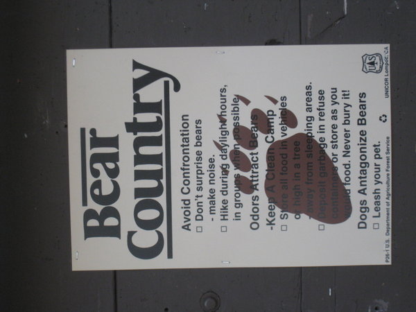 Bear Country !