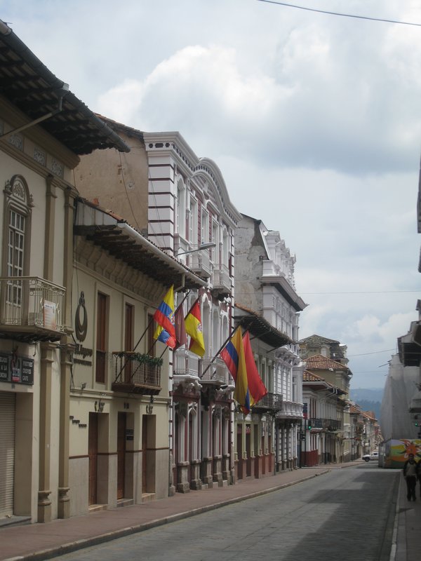 Les rues desertes de Cuenca