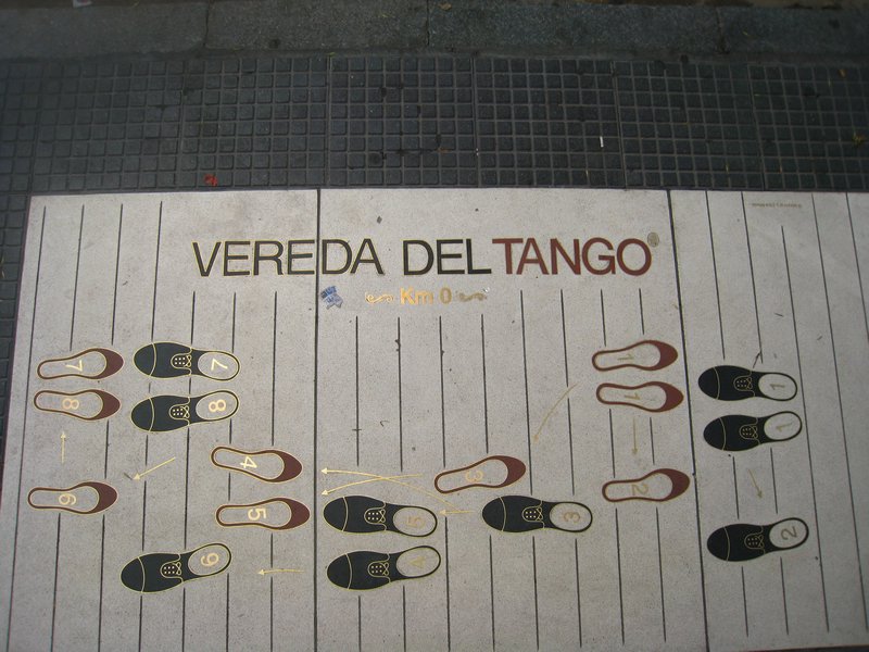Les pas de tango, dans la rue !