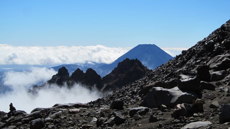 Depart pour l ascension du volcan Ruapehu