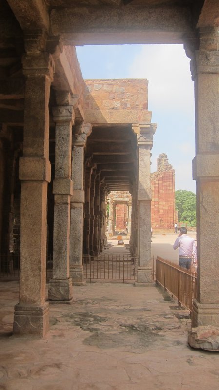 A l interieur de Qutub Minar