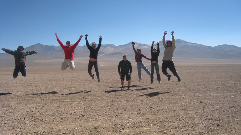 L'equipe du  Salar de Uyuni (Bolivie)