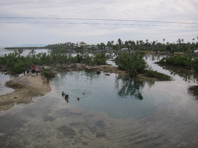 Piscines naturelles entre Guiuan et l'ile de Calicoan