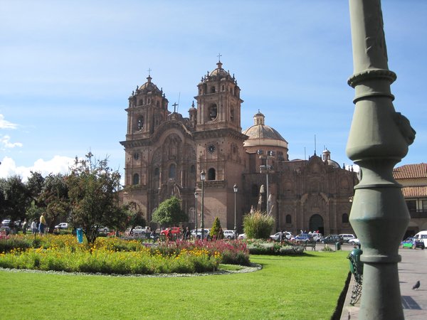 Church in the Plaza de Armas