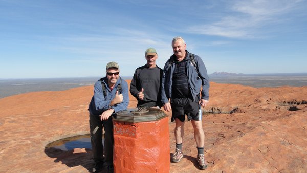 Climbed to the top of Uluru