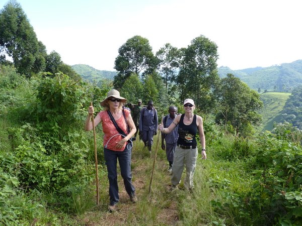 8. Judith, the porters and the guide at the back