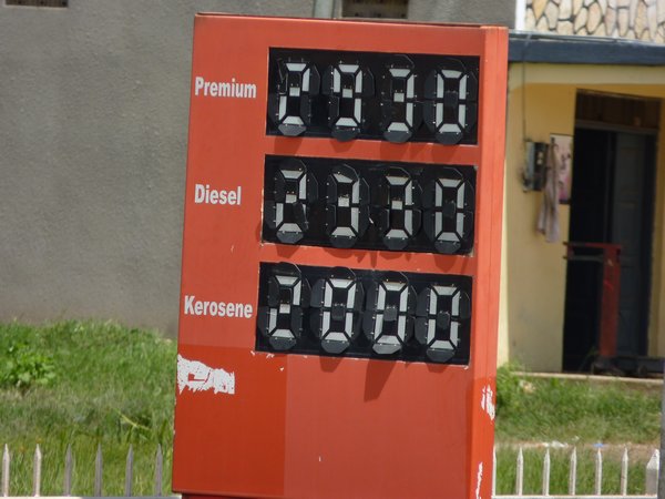 14. Petrol price in Uganda