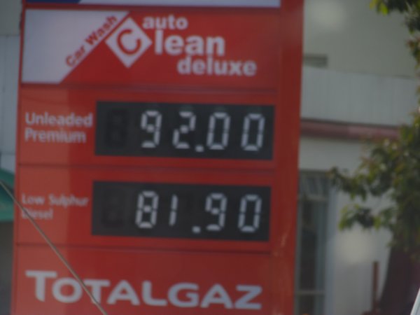 4. Petrol price in Nairobi