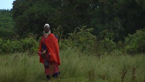 64. Maasai woman with bub tucked on back