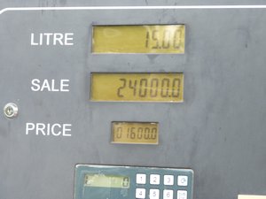 1. The price of petrol - 24,000!