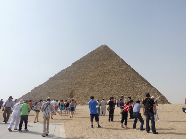 1. A nice quiet visit to the pyramids
