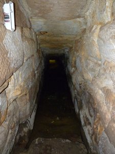 68. Edfu Temple - Water still floods this passageway