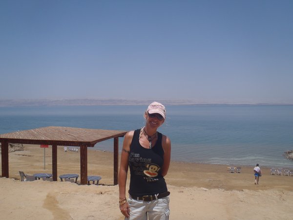 8. The Dead Sea with Israel in the background