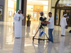 60. TV crew at Dubai Mall