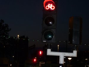 56. Traffic lights just for the bikes