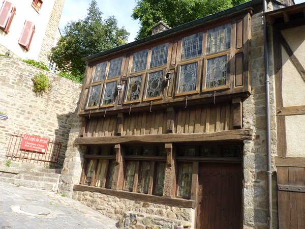 11. Outside the walls of Dinan #7 - All original buildings