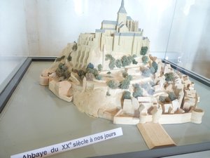 73. Model of Mont St Michel