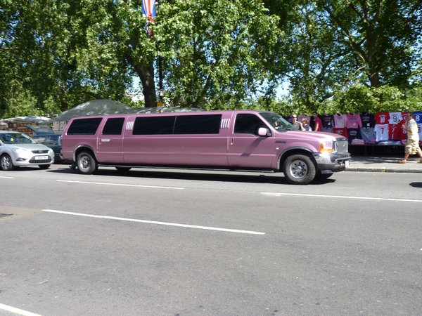 40. London has the pretty limo's